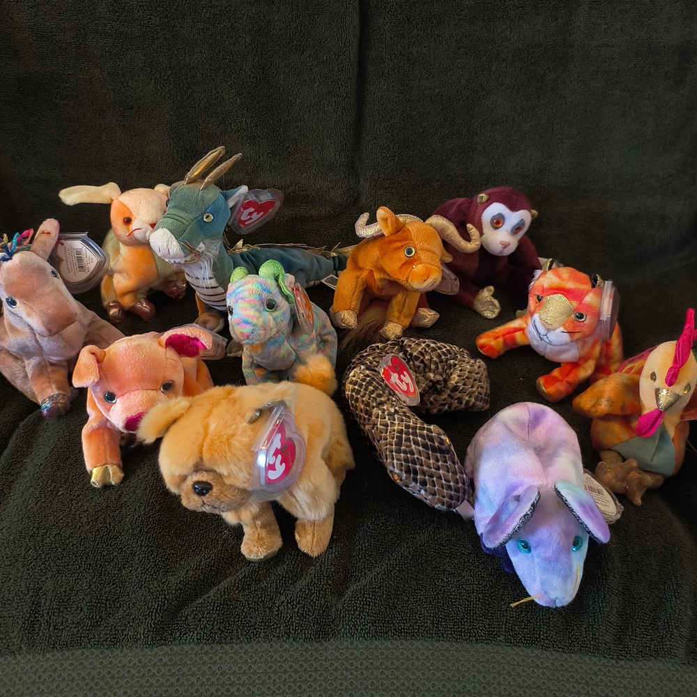 Beanie Baby Zodiac Set